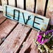 LOVE Wedding Sign-CustomTwig Signs-Rustic Wedding Decor-Woodland Weddings-CUSTOM Choose Colors