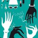 diamonds are forever midcentury 50's modernist retro poster