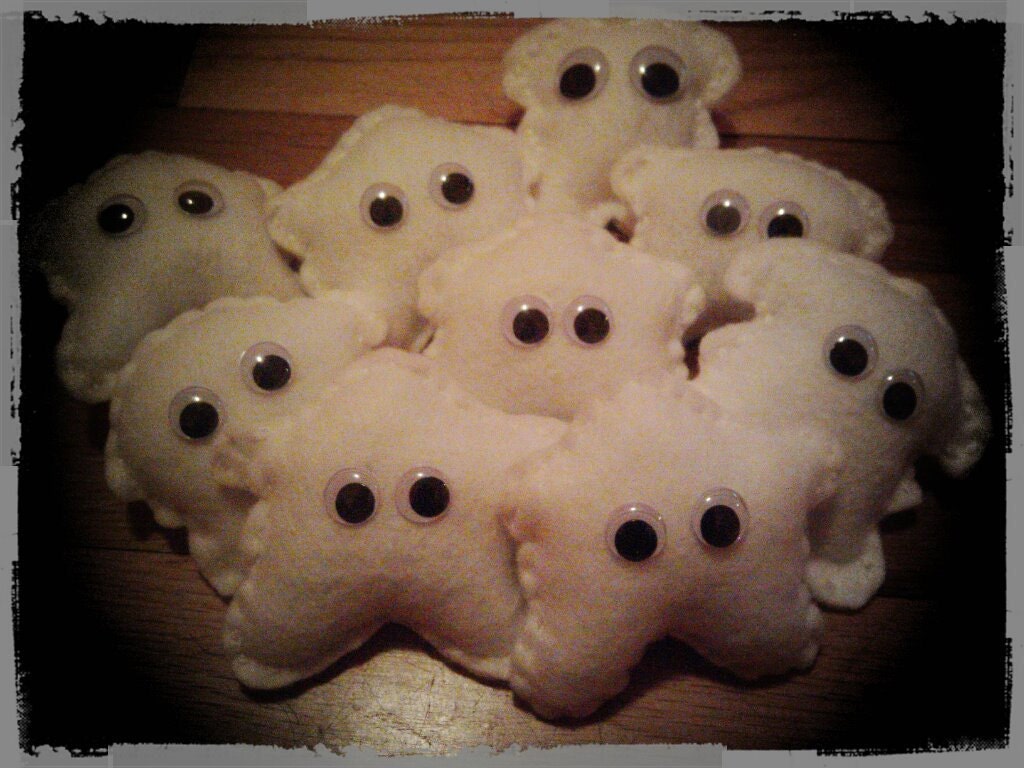 White Blood Cell mini doll. Portion of sale goes to charity.