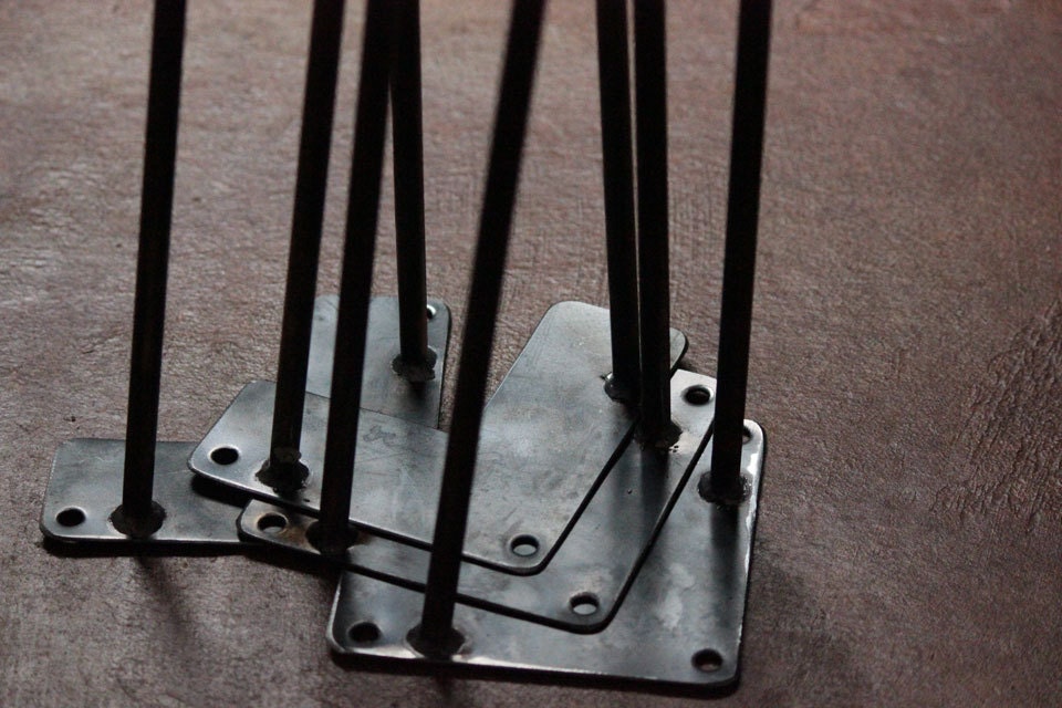 Hairpin Legs - All Sizes - Custom Made - Raw Steel