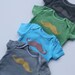 Pick TWO Baby Boy Onesie-Mustache Hand Dyed-oh sweet little man