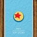 Toy Story poster minimalist movie poster