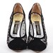 REDUCED was 275 now 225 gorgeous vintage showgirl 1980s GIVENCHY mesh velvet rhinestone diamante heels