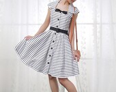 Unique Summer Dress  Cotton Sundress for Women