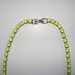 Designer Inspired Neon Hand Painted Vintage Rhinestone Necklace, 14 1/4 Inches (Extender Available)