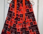 Featuring Virginia Tech Hokies Pillowcase Dress :TD032