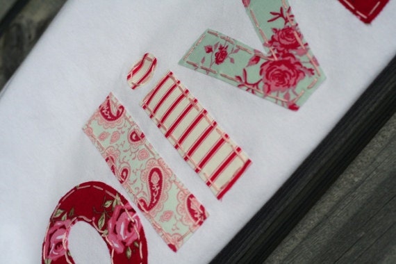Hand Appliqued Personalized Infant Baby Girl Gown