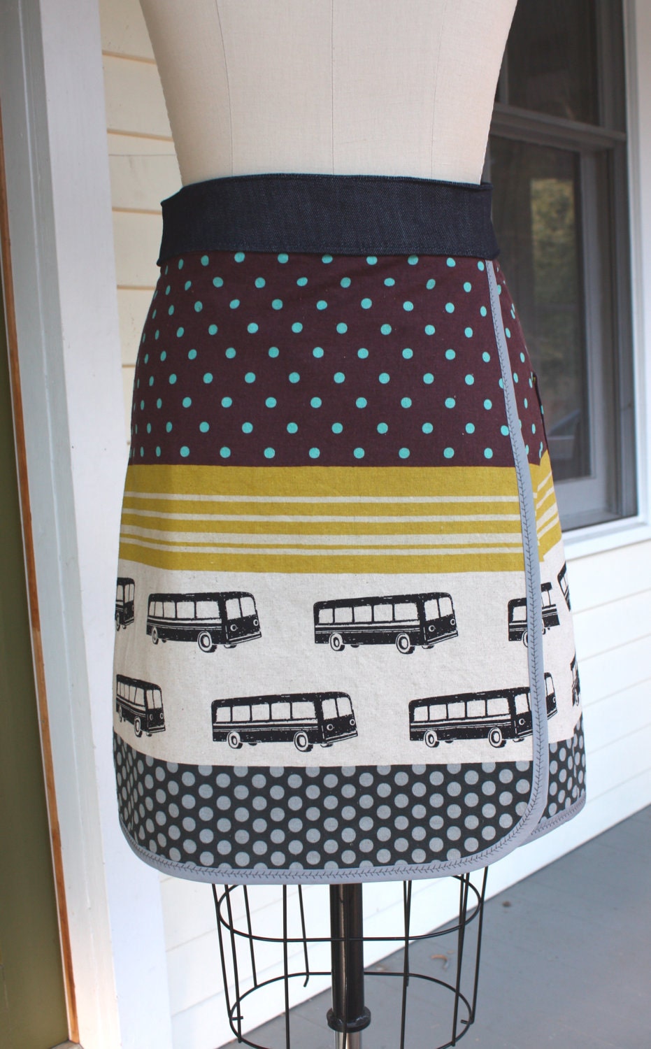 Fashion City Bus Modern Wrap Skirt