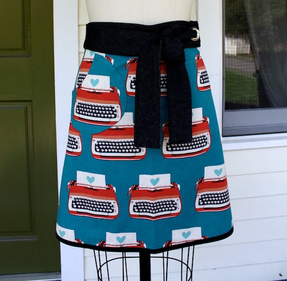 Fashion Qwerty Type - love note Mod Wrap Skirt - small medium-large