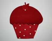 Fabric Applique - Cupcake - Birthday - Personalized - DIY - Iron on