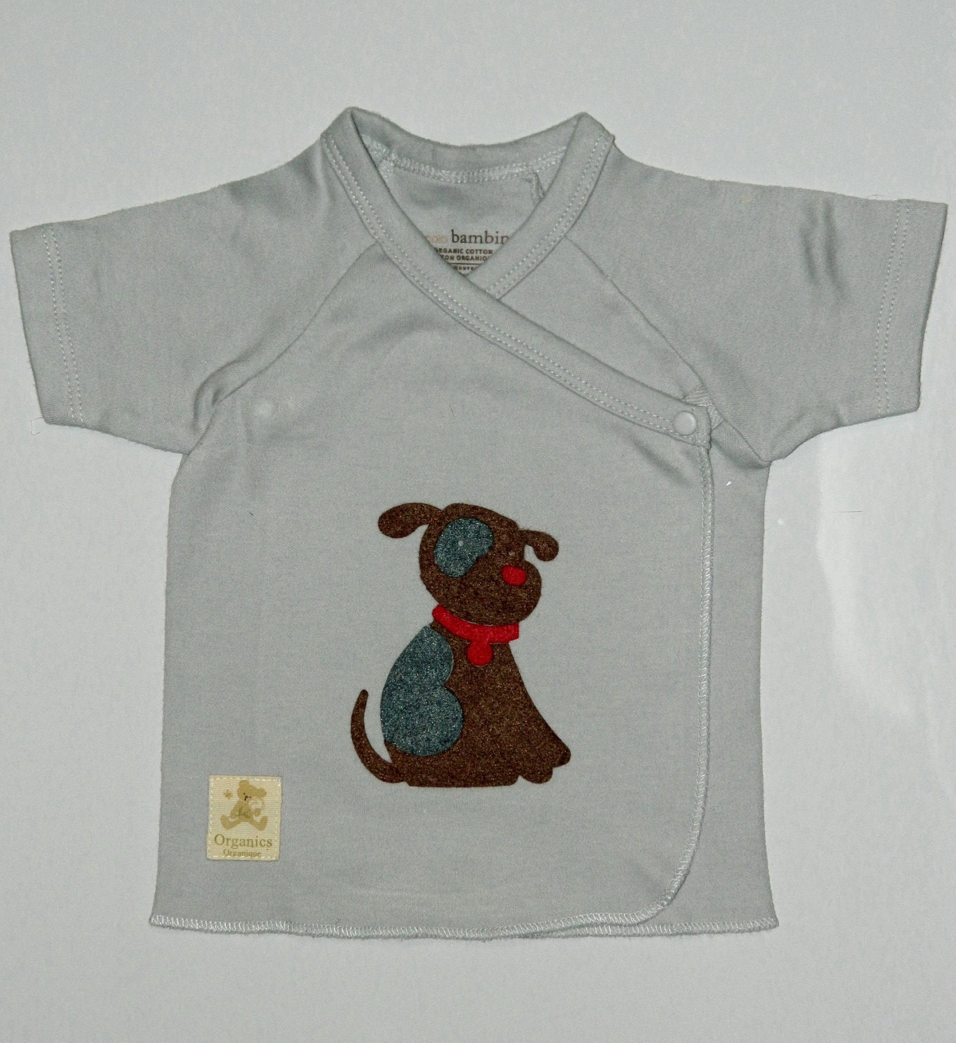 Fabric Applique - Dog - Birthday - Personalized - DIY - Iron on - Baby - No Sew