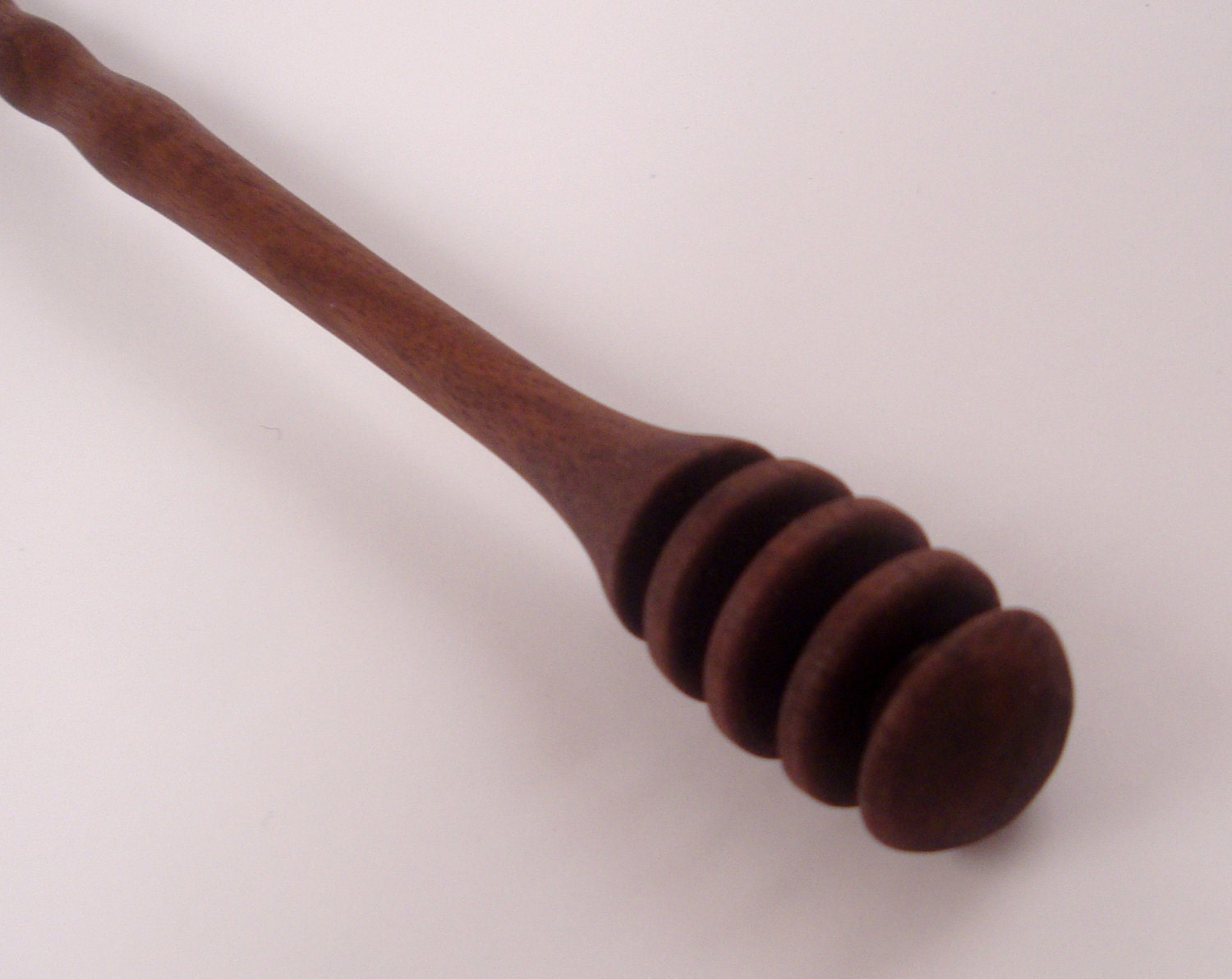Black walnut honey dipper, aka honey stick, functional or decorative utensil
