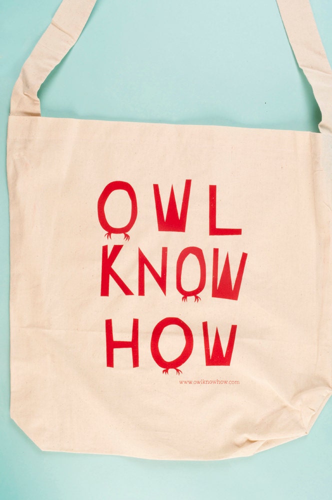 Owl Know How Book Bag