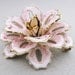 vintage 1960s enamel brooch. RHUBARB STRAWBERRY ice CREAM