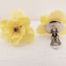 1950s west germany clip on earrings. A HUMMINGBIRD TREAT.