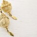 1960s gold lariat rope chain necklace. LASSO.