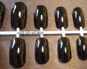 Christian Louboutin Inspired Red and Black False Nail Set