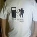 T-SHIRT: 'Self Serve', about High gas prices
