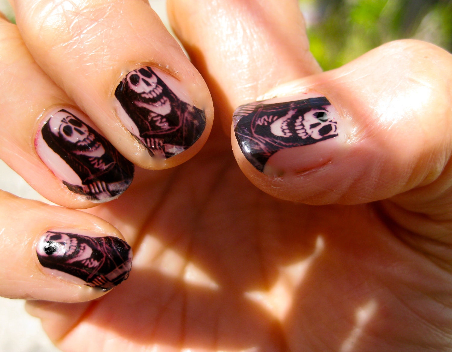 Nail Decals Posada Skeleton Day of the Dead Nail Art