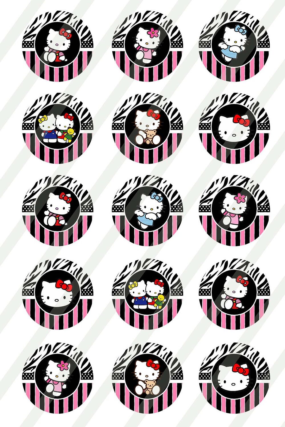 Hello Kitty Zebra