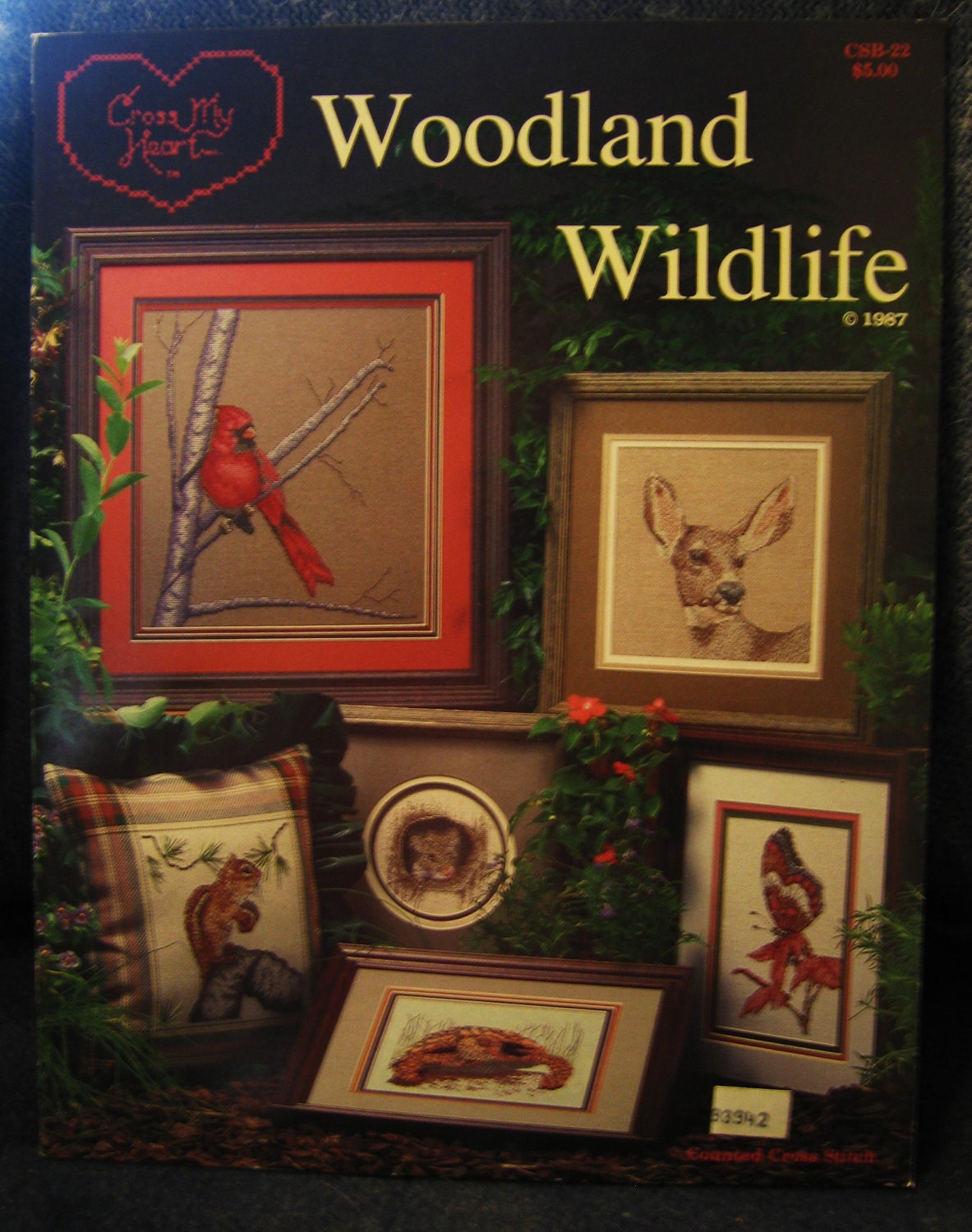 Cross My Heart - Woodland Wildlife Cross-Stitch Patterns