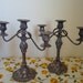 Pair of large 3-light Countess (slvp,Holloware) pattern by  International Silver co. Candelabra  Traditional  Shabby Chic  Cottage Chic