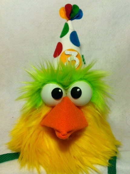 Gypsy FurGiggle Birthday Puppet Hat Il_570xn