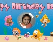 Bubble Guppies -Personalized Custom Birthday Banner