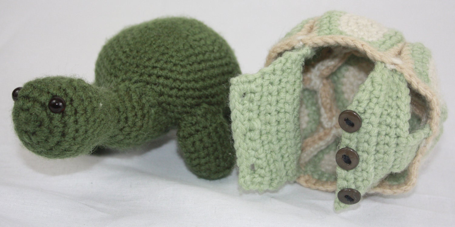 crochet stuffed turtle