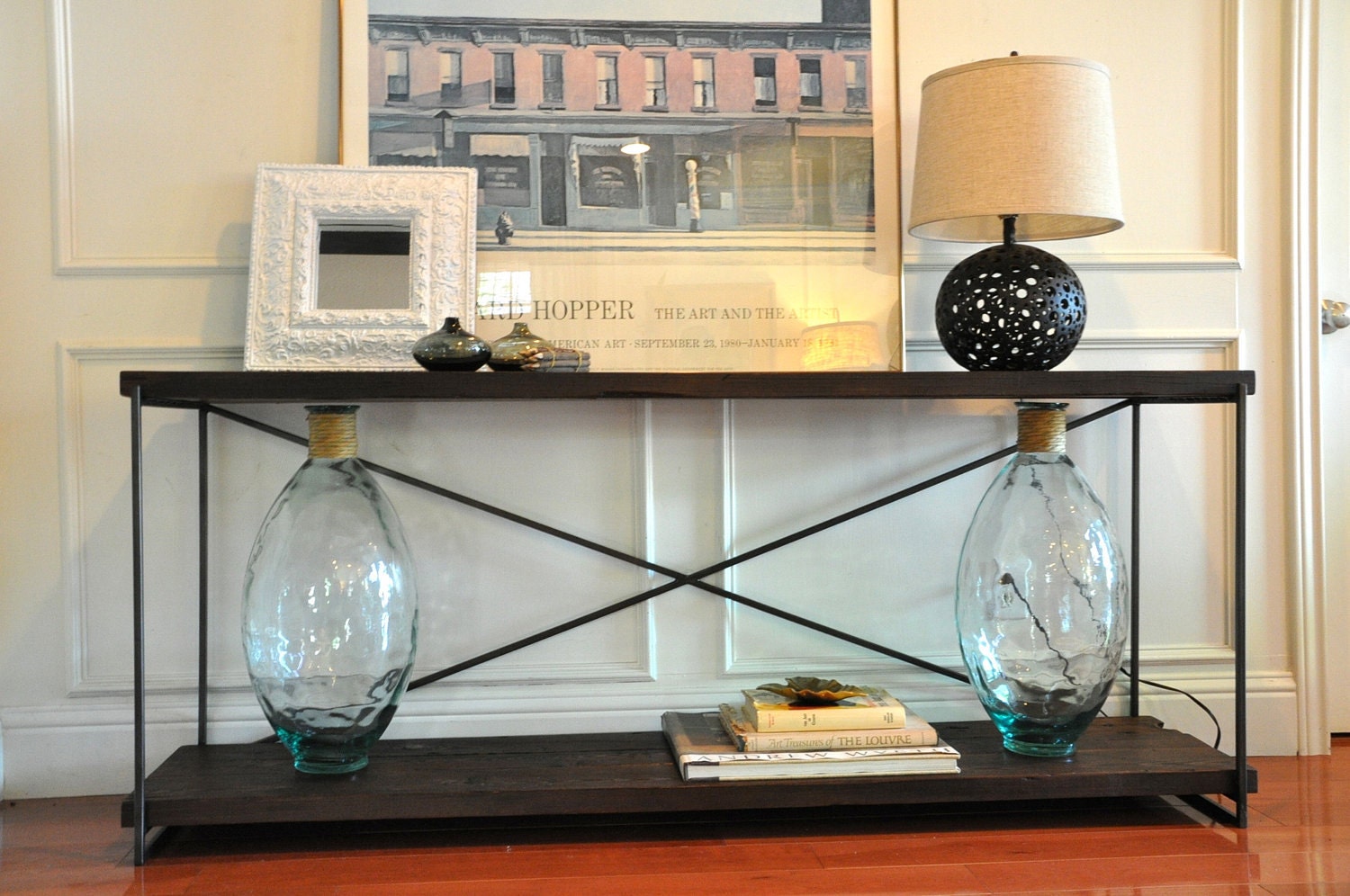 Casteel Console Table - Custom Reclaimed Wood Console, Sofa or Entry Table