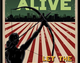 Hunger Games Stay Alive Poster, Fan Art