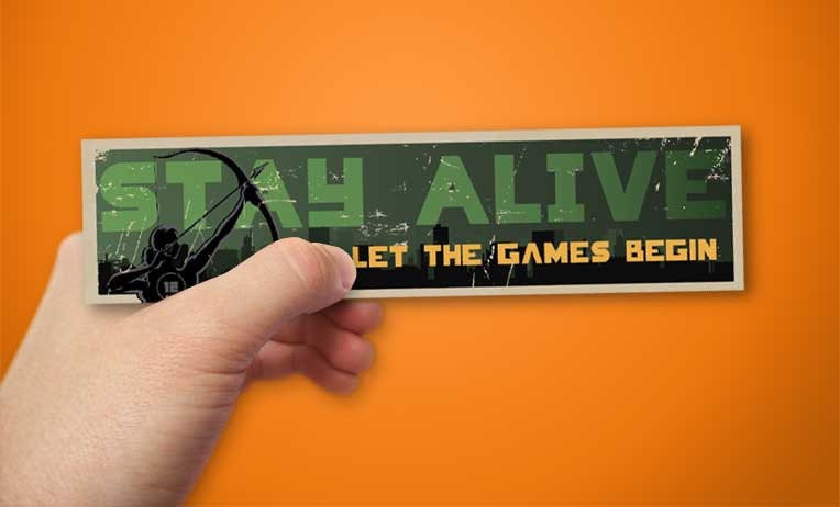 Hunger Games - Stay Alive Bookmark Original Fan Art