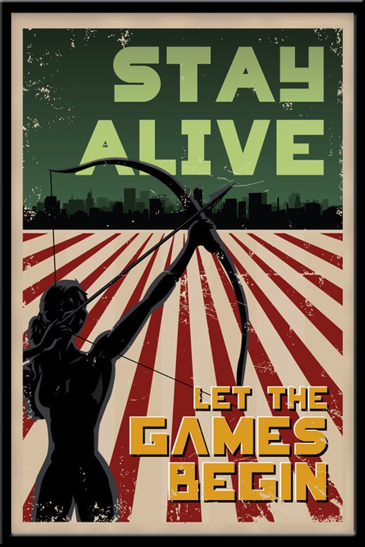 Hunger Games Stay Alive Poster, Fan Art