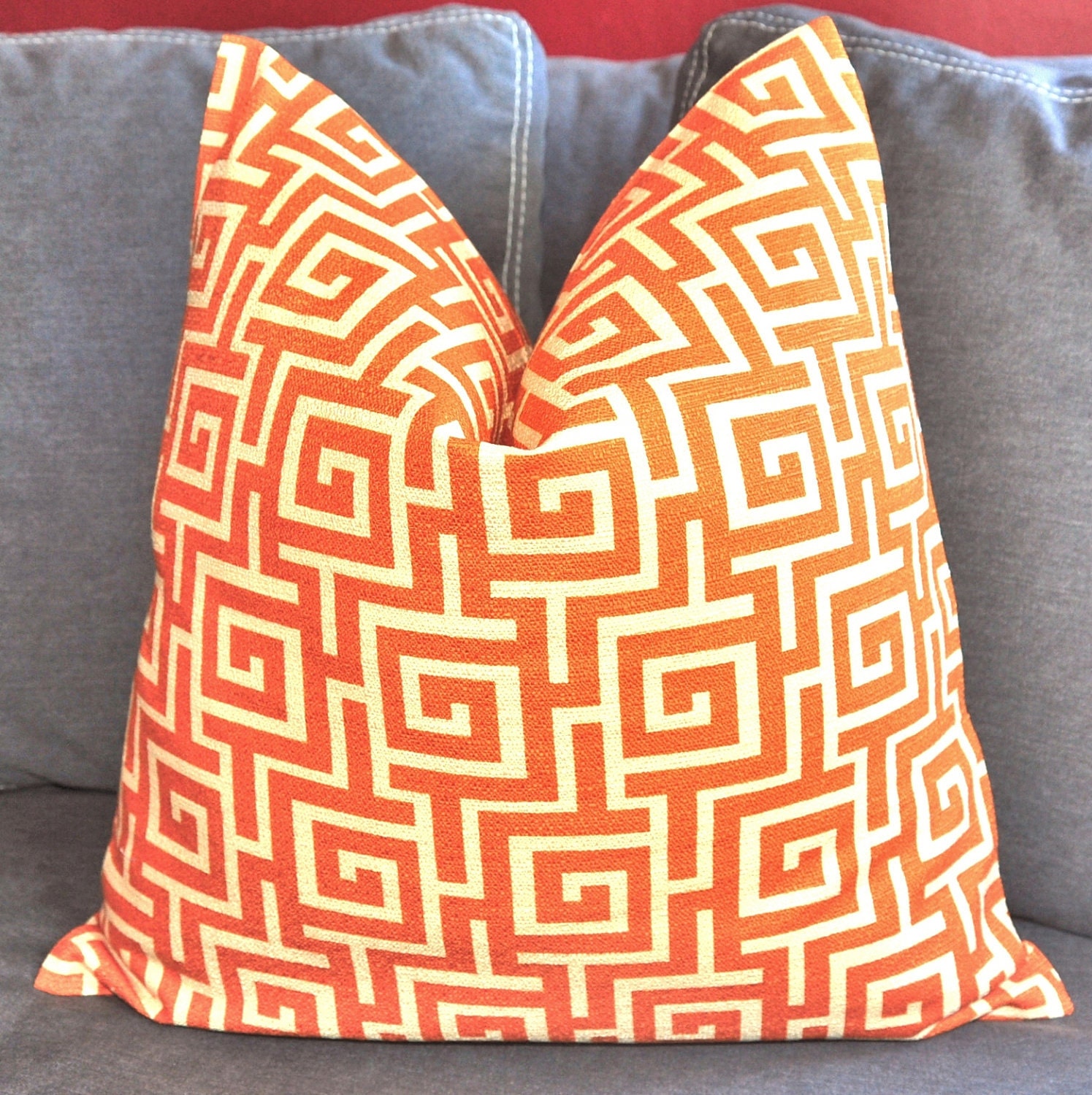 ON BOTH SIDES - Pillow Cover - Decorative Pillow Cover - Throw Pillow Cover - 20x20 Inch