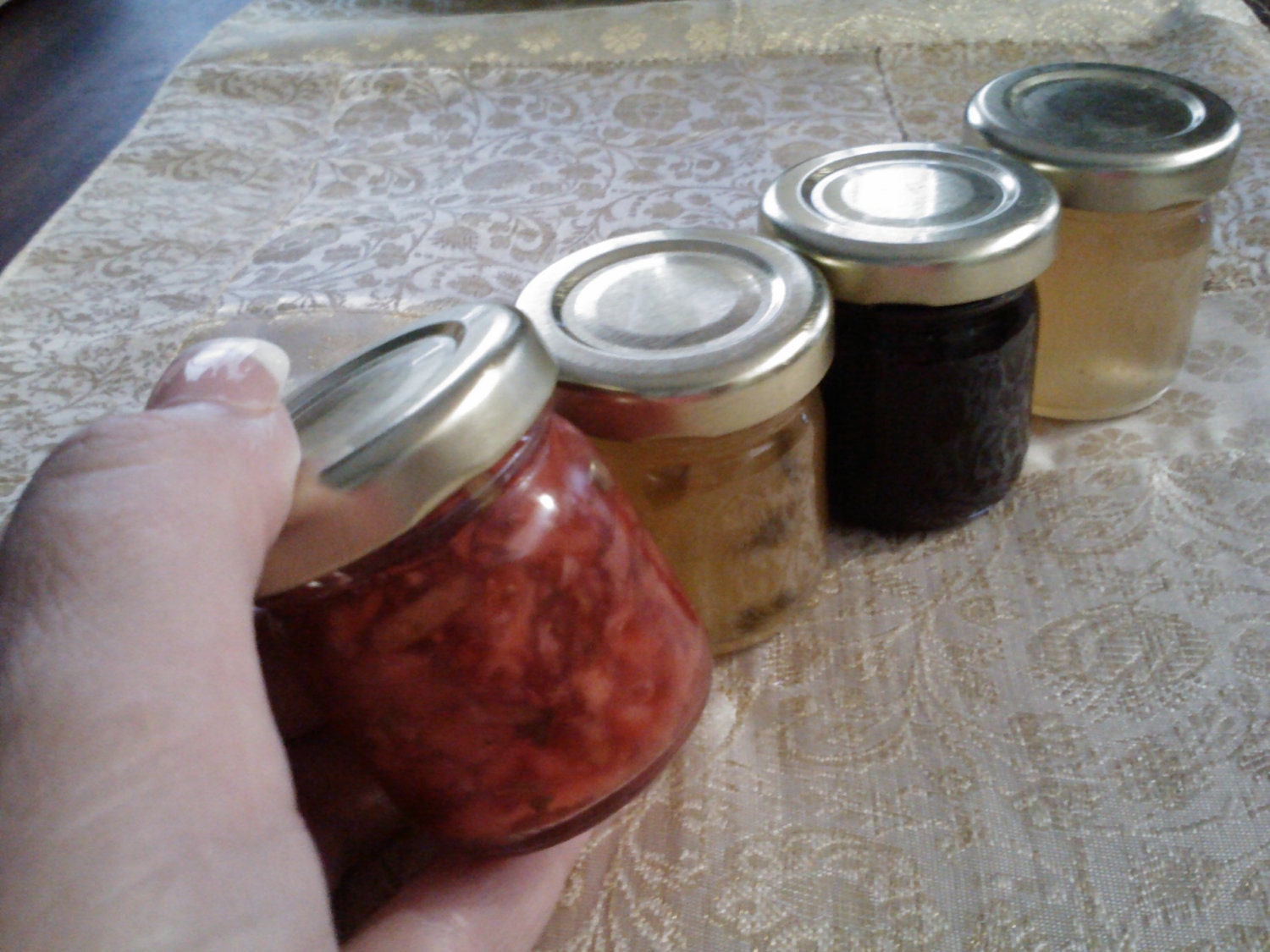 I TASTE GOOD In Samples-One Marmalade-Jelly-Jam Sample-1.5 oz each