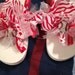 Ribbon & Fabric Flip Flops with embellishments
