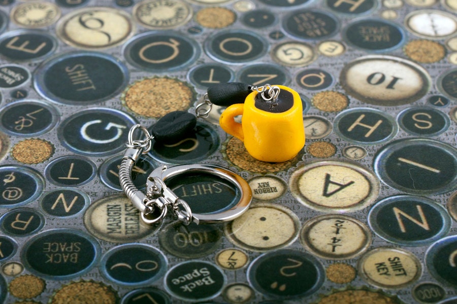 Coffee Mug Keychain