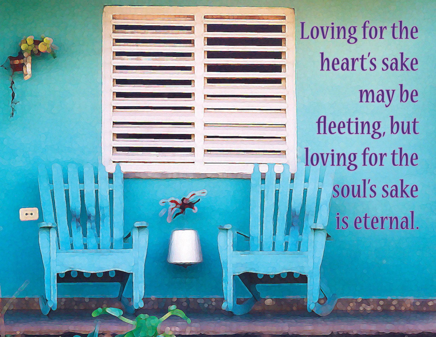 ETERNAL LOVE: Unique Blank Greeting Card