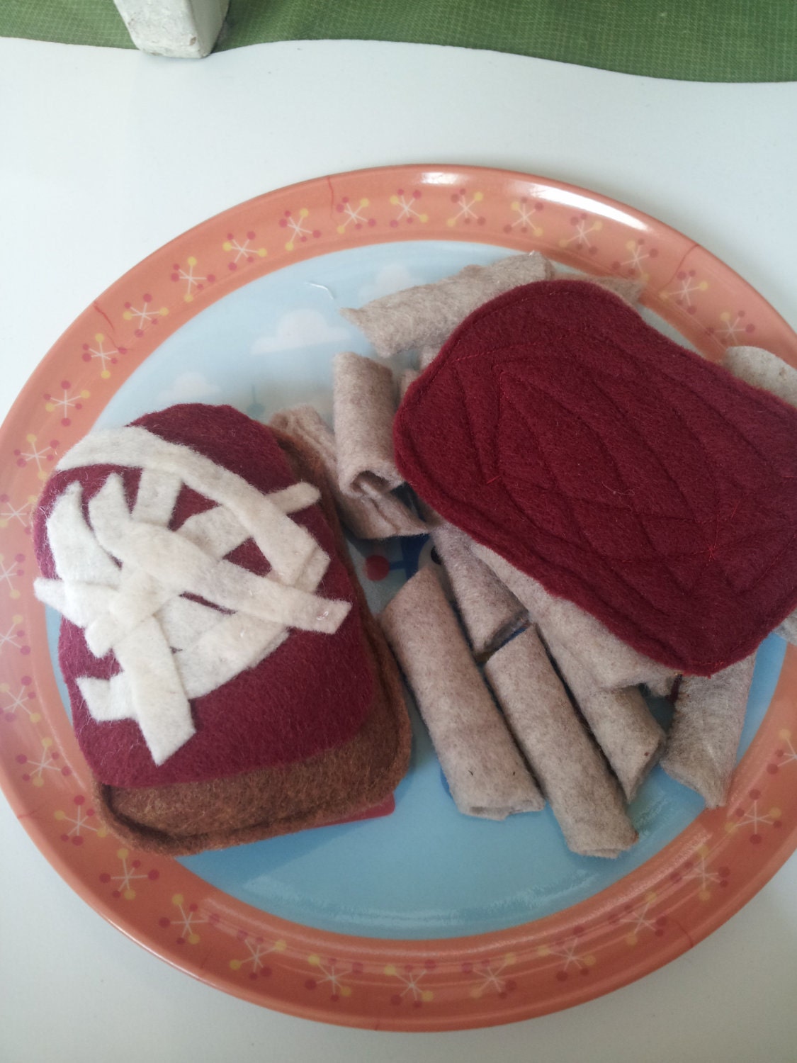 Chicken Parmesan Felt Food Meal