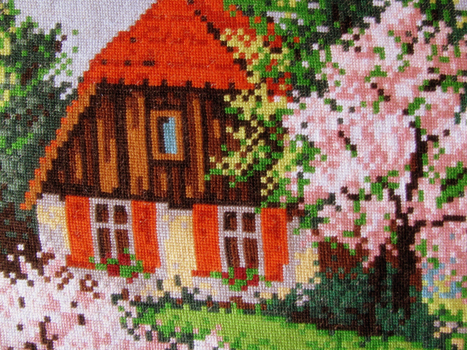Spring Landscape(needlecraft,needlepoint,gobelin)