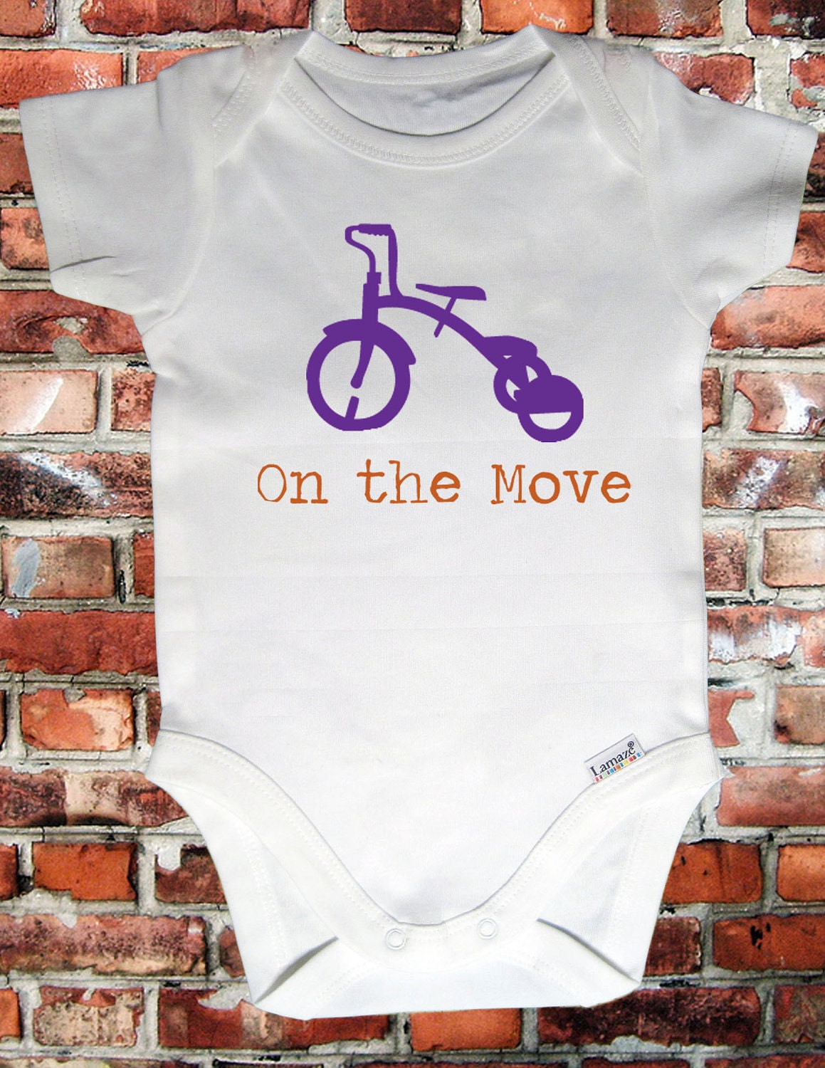 On The Move Tricycle Onesie