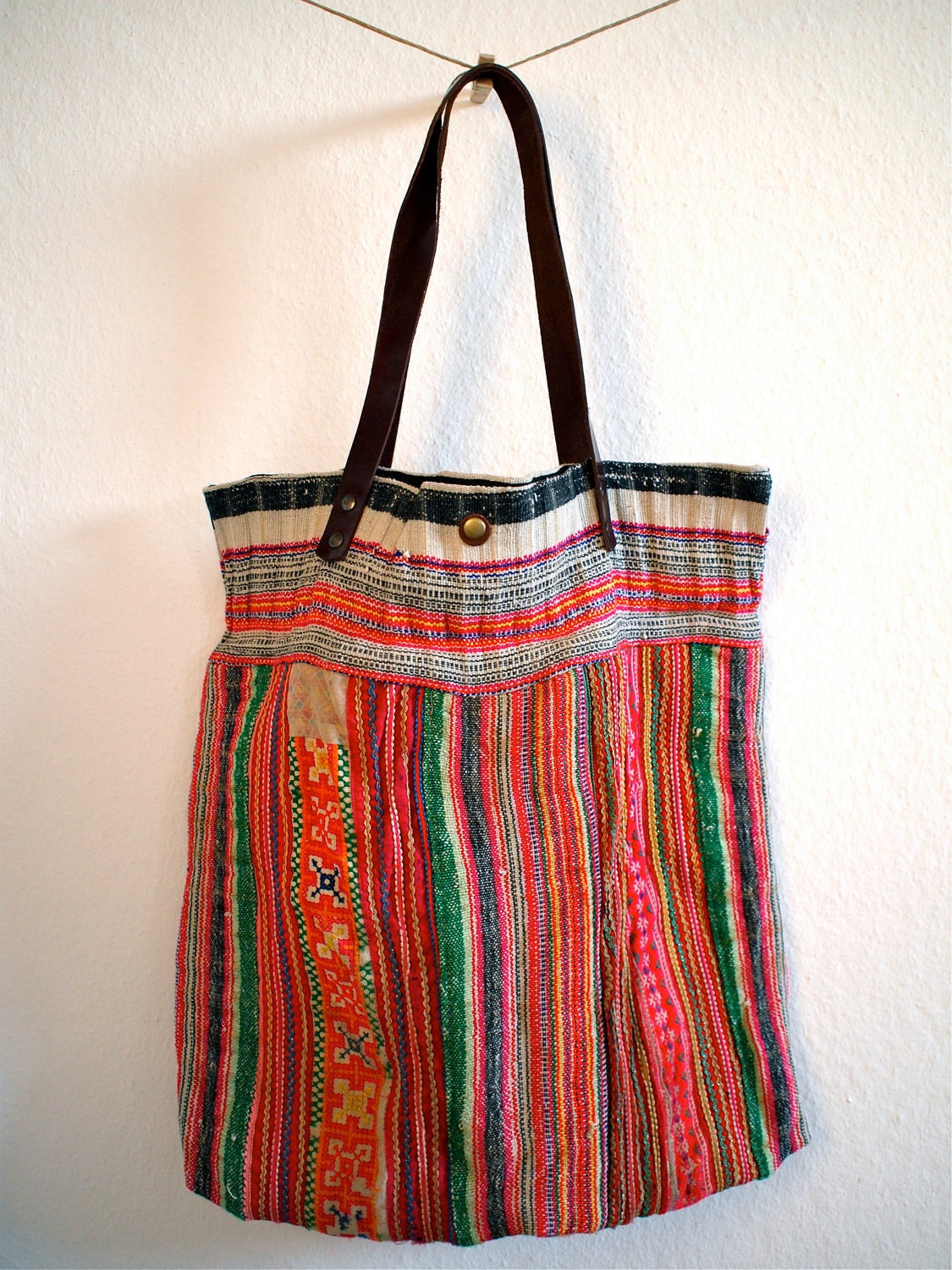 Hill Tribe Shoulder Tote Bag