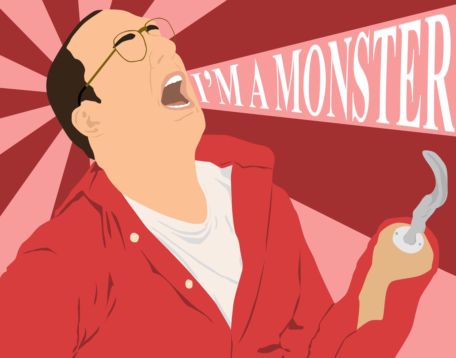 Arrested Development I'm a Monster 11"x14" Print