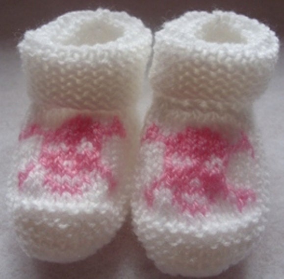 Baby Pirate HAND KNITTED booties - 12-18 months - Many colours available