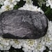 Nuno Felted Wool Hair Barrette Clip: Black, Grey, Silver. Elegant Classic. Wool and Silk