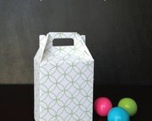 Pick a Color Circles Mini Gable Favor Box