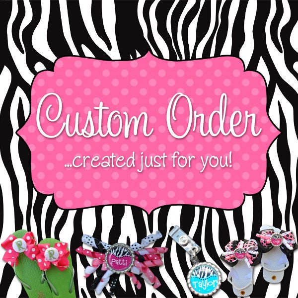 Custom listing for Lisa