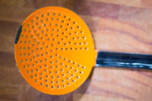 Orange Enamel Skimmer
