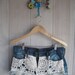 Levi's 501 Ecru Crochet Cut-Off Denim Midrise Shorts S/M