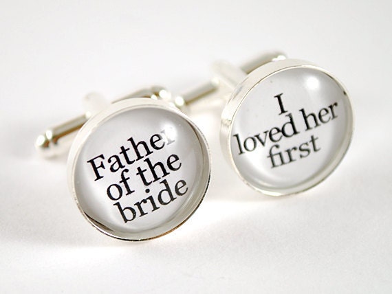 Wedding Father of the Bride Cufflinks